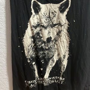 Blackcraft lone wolf racer back tank